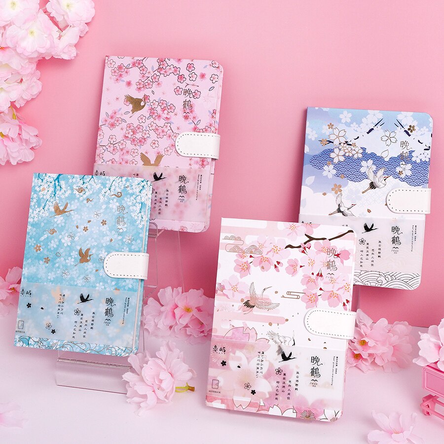 Magnet Buckle Diary Fine Color Notebook Life Daily Record Business Office Stationery Portable Simple Journal Notepad