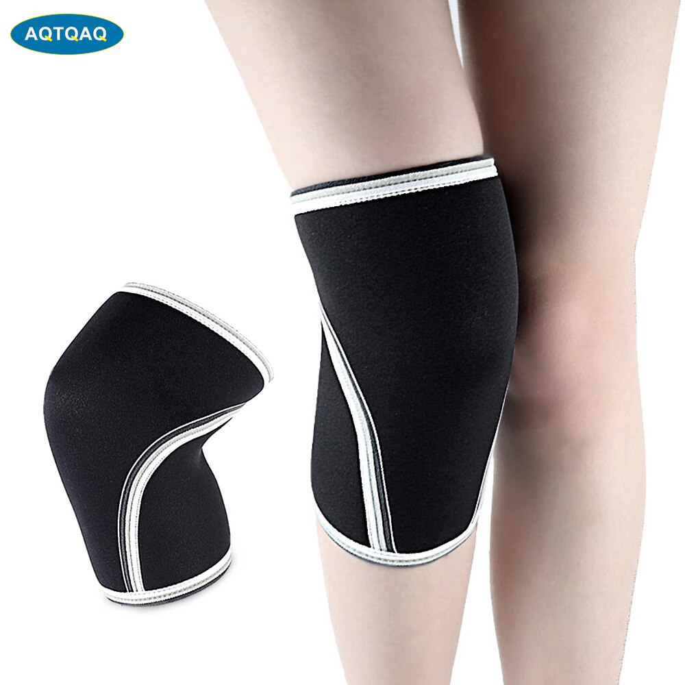 Aqtqaq 1 st unisex kompressionsskydd knä ärmstöd stöd för sport löpning jogging basket ledsmärta