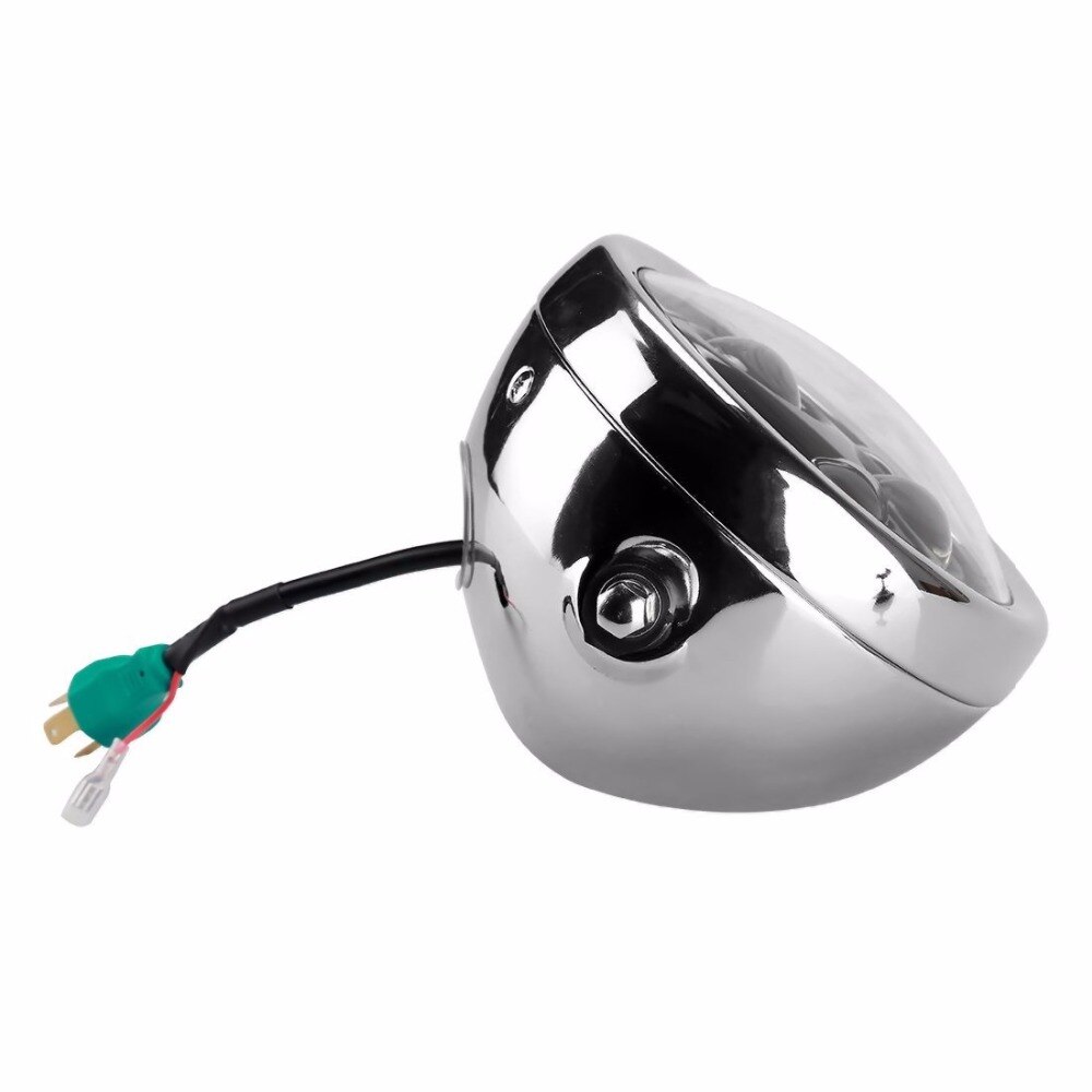 Coque de phare LED 5.75 pouces, boîtier de seau pour Harley moto Honda Shadow Kawasaki Vulcan Suzuki