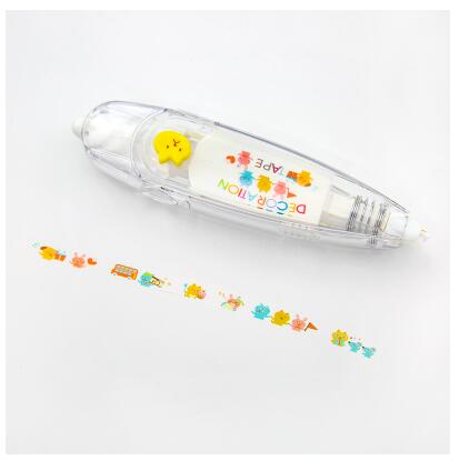 Cinta de corrección decorativa Kawaii de varios patrones, Corrector para diario, papelería, suministros escolares, accesorios: 11