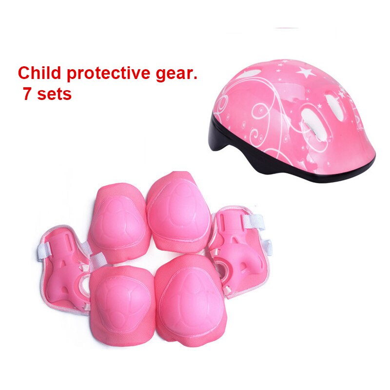 1Set Kids Adjustable Helmet Toddler Helmet For Kids 3-12 Years Girls Boys Sport Protective Gear Set Knee Elbow Wrist Pads