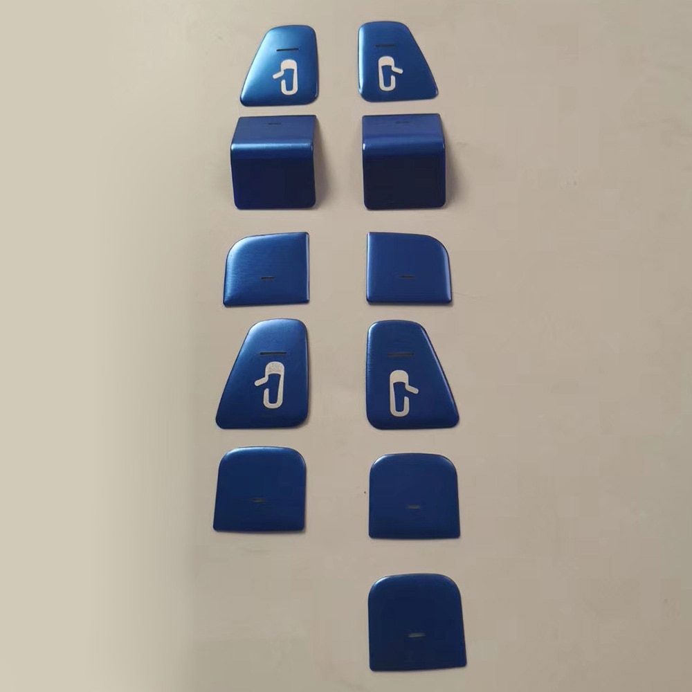 Auto raam lift schakelaar knop deur open sticker trim voor tesla model 3 schakelaar knop sticker