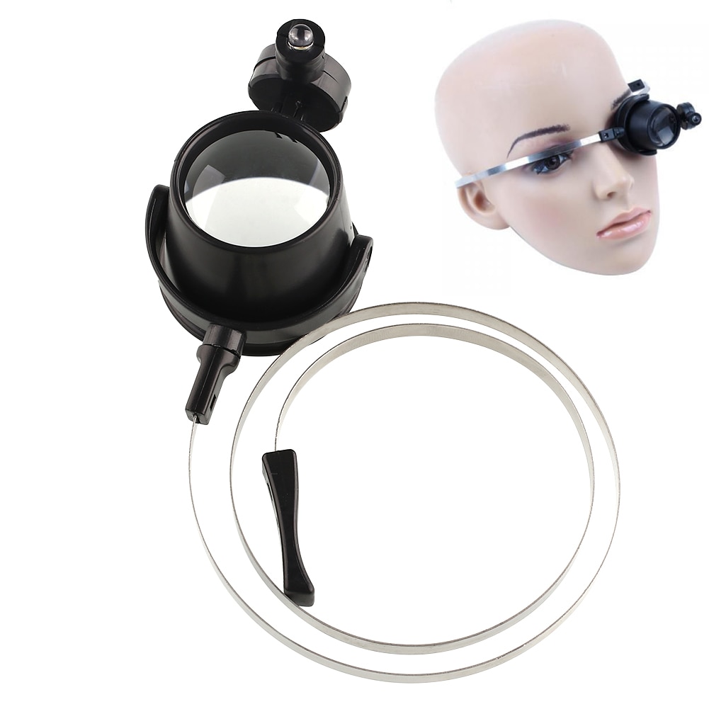 Portable 15X Head Band Eye Led Magnifier Loupe Jewelers Circuit Magnifying Glass Watchmakers Head-mounted