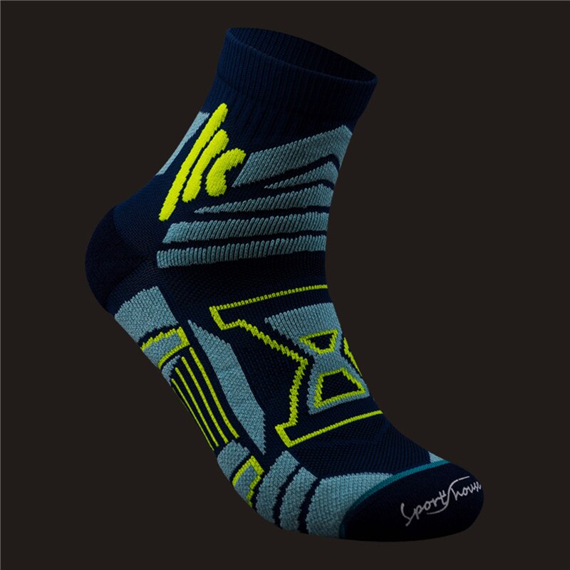 2Pair Men Cotton Sports Running Socks Comfortable Breathable Sweat-absorbent Deodorant Training Socks: 10