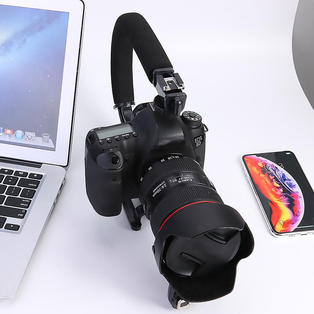 C/U geformt Video Handheld Stabilisator Kamera Griff Griff für DV Camcorder DSLR oben Heißer Stiefel Clevere Platzierung