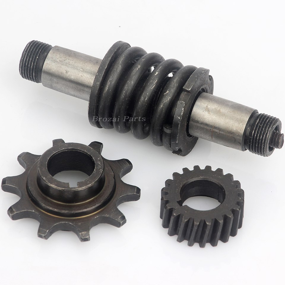 Push Bike 10T Gear&Clutch Shaft&Drive Sprocket Fits 49cc 66cc 80cc Engine Motorized Bicycle