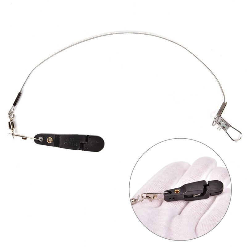 1PC Planer Board Padded Release Clip Downrigger Fishing Line Release Snap Stacker