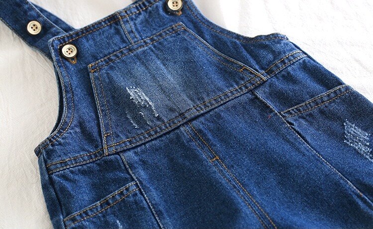 1-3 Jaar Jeans Herfst Lente Peuter Jongens En Grils Casual Denim Broek Jumpsuits Overalls Broek