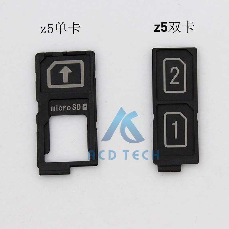 Original Replacement For Sony Xperia Z5 E6683 E6603 E6653 E6633 Sim Card Reader Holder Sim Tray