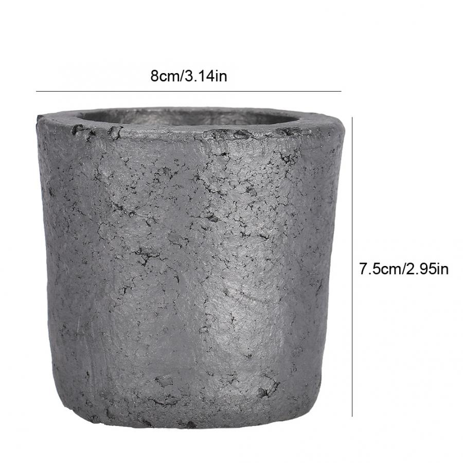 Siliciumcarbide grafiet smeltkroes voor carbide oven cokesoven elektrische oven sieraden fakkel smelten gieten goud zilver 1kg