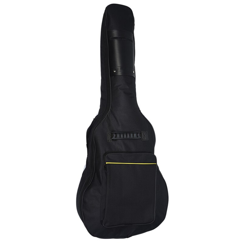 Guitar Bag Black Shoulder Hand Bag Case for Universal Cotton Guitar: Default Title