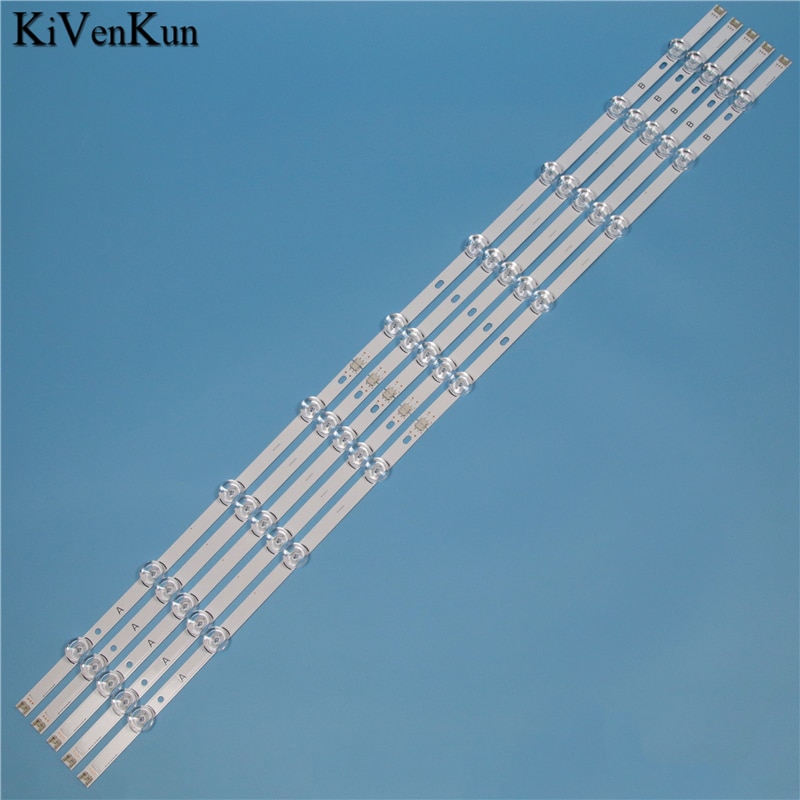 LED TV rétro-éclairage bande lampe pour LG 49LF580V 49LF6200 49LF620V 49LF6400 49LF6450 49LF6500 INNOTEK DRT 3.0 49 barres HD lentille Kit LED