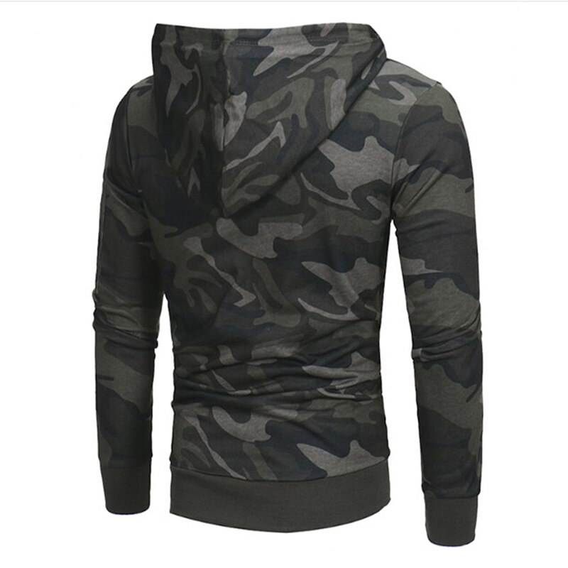 Autumn And Winter Outdoor Sports Hoodie Loose Camouflage Hoodie men&#39;s Sports Track Suit Gym Fitness Training Sports Top