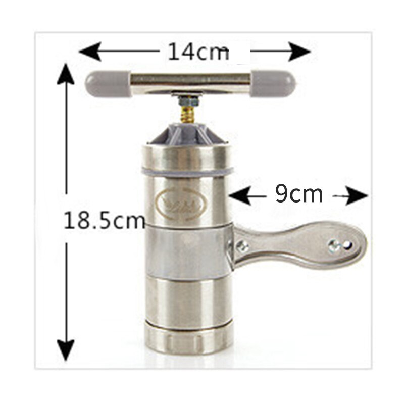 Hand-cranked Noodle Press Machine Manual Noodles Soup Stainless Steel Household Small Manual Noodle Makers Machine Freeship