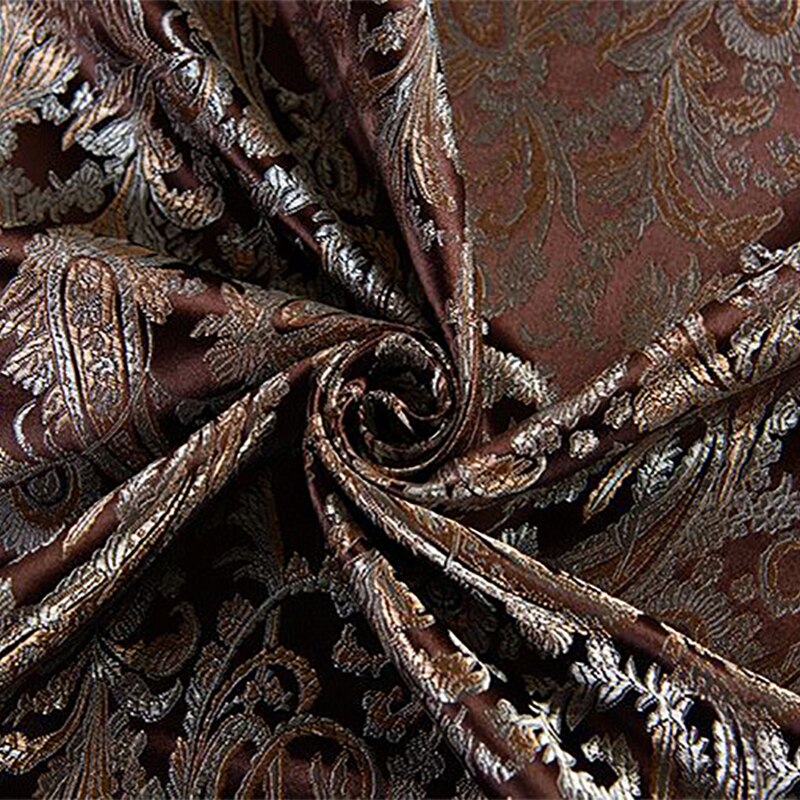 Frankrijk geïmporteerde yard geverfd jacquard tapestry satijn 3D jacquard brokaat stof voor jurk kussenhoes gordijn patchwork