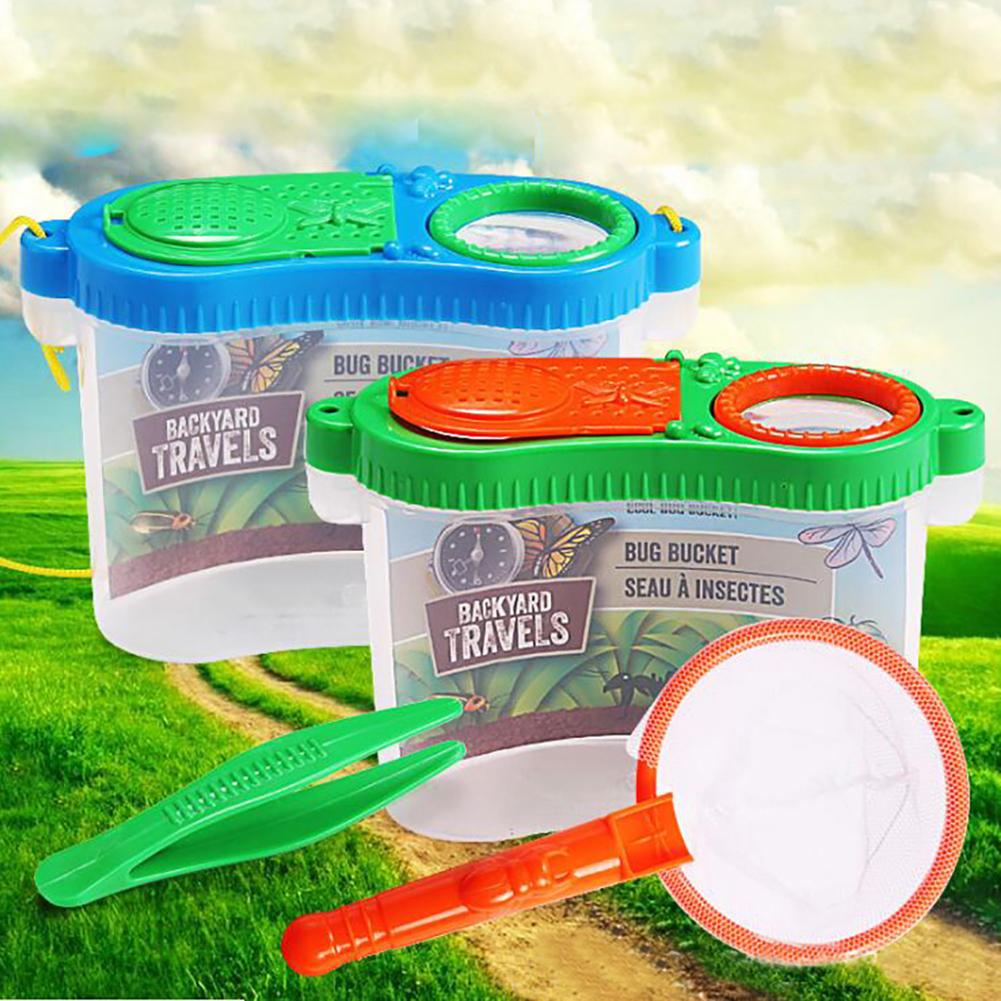 Insect Bug Viewer Boxmagnifier Met Pincet Netto Exploratie Tool Onderwijs Speelgoed