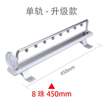 260mm-460mm aluminiumlegering infällbar hängare garderob topp klädstång garderob förvaring organisera möbler hårdvara: 450mm