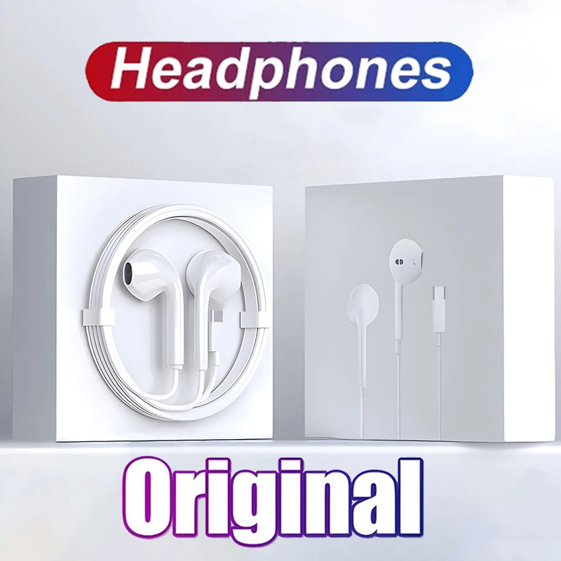 Auriculares con cable tipo C para Xiaomi 15 14 13 12 11 Redmi Phone, auriculares de 3,5 MM para Huawei Samsung, auriculares para ordenador portátil con micrófono HD