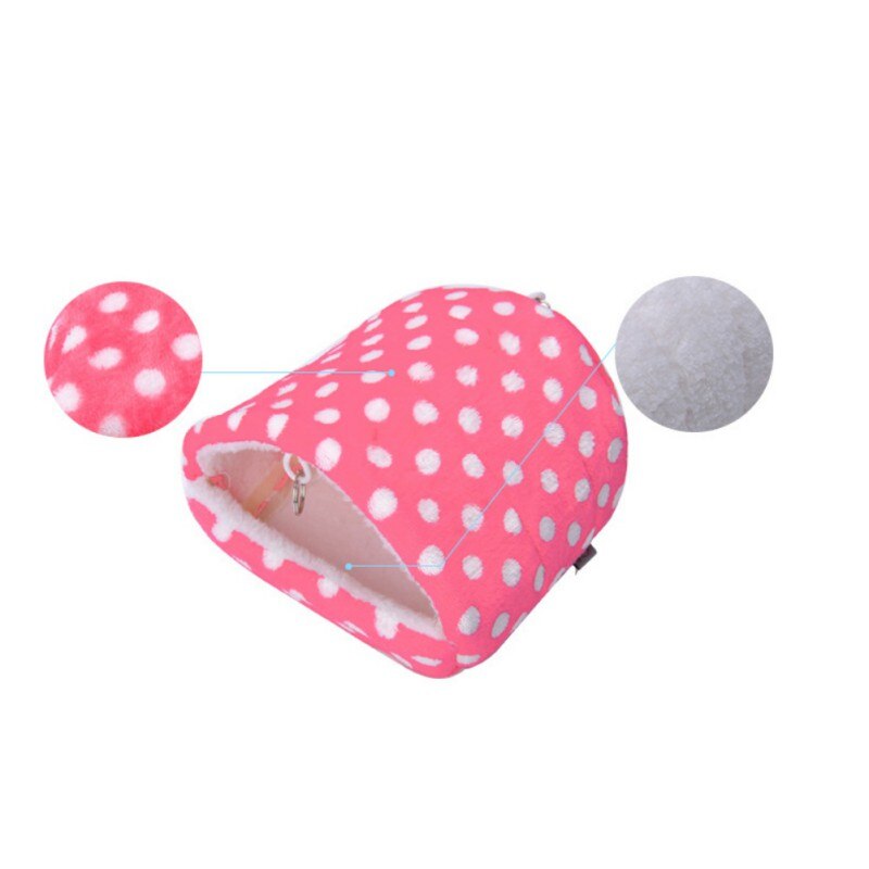 Peluche suave cobaya casa jaula de cama para hámster Mini Animal rata nido cama Casa de hámster pequeños productos para mascotas