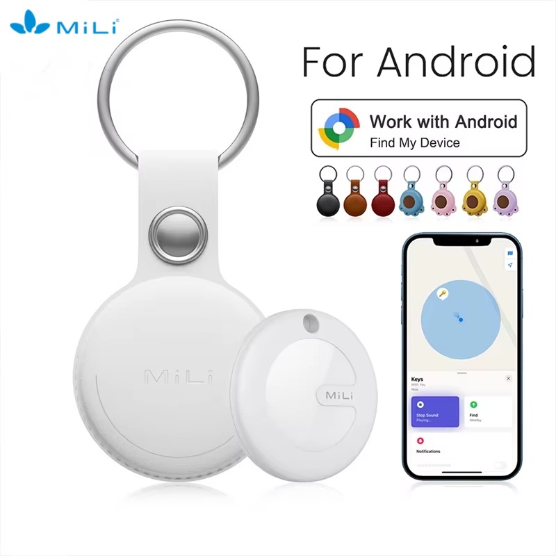 Mini rastreador inteligente con Bluetooth, localizador portátil con Bluetooth, Google Find My Device para Android, buscador de llaves de artículo antipérdida