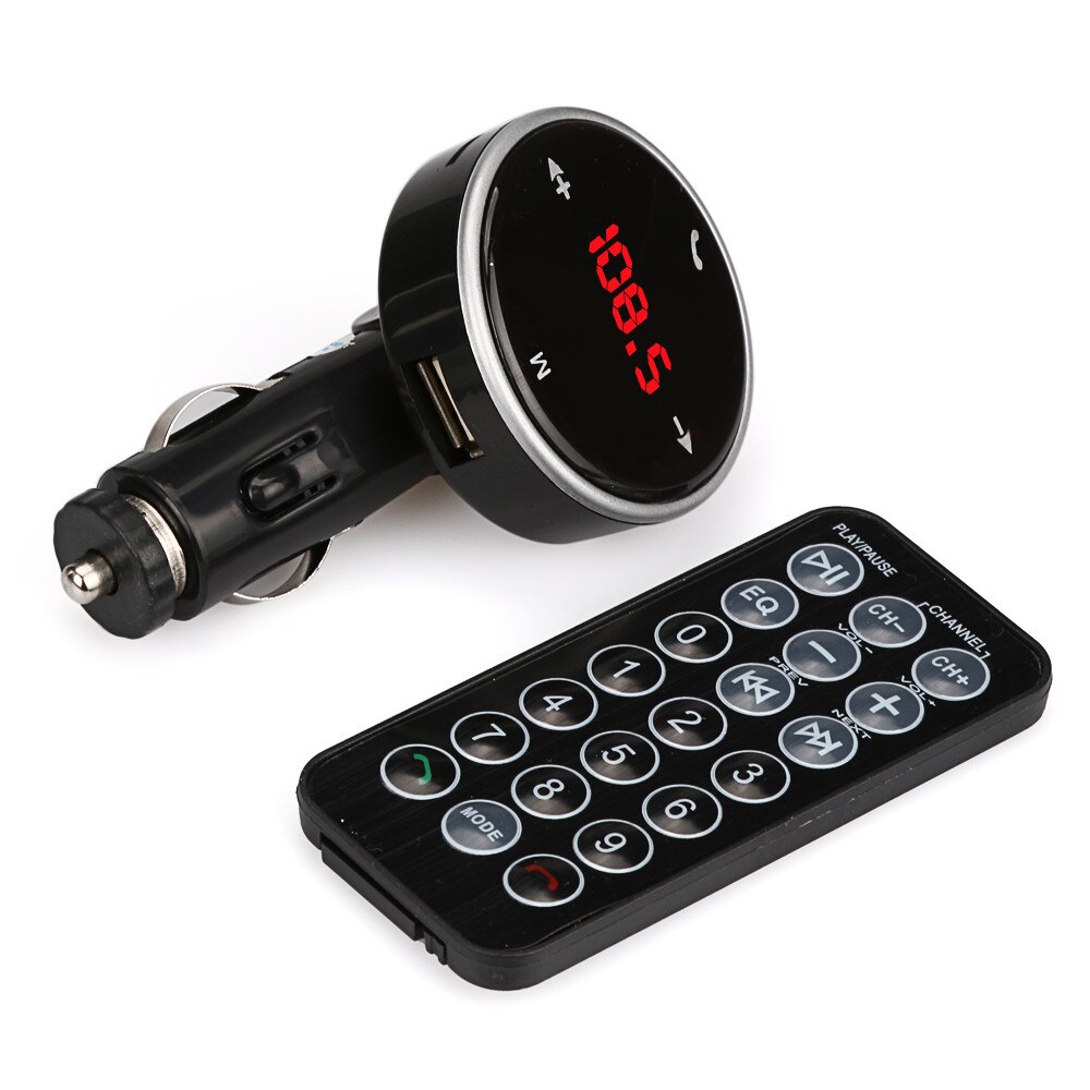 Draadloze Bluetooth Lcd MP3 Speler Auto Kit Sd Mmc Usb Fm-zender Modulator Met Ingebouwde Microfoon Ondersteunt Usb schijf