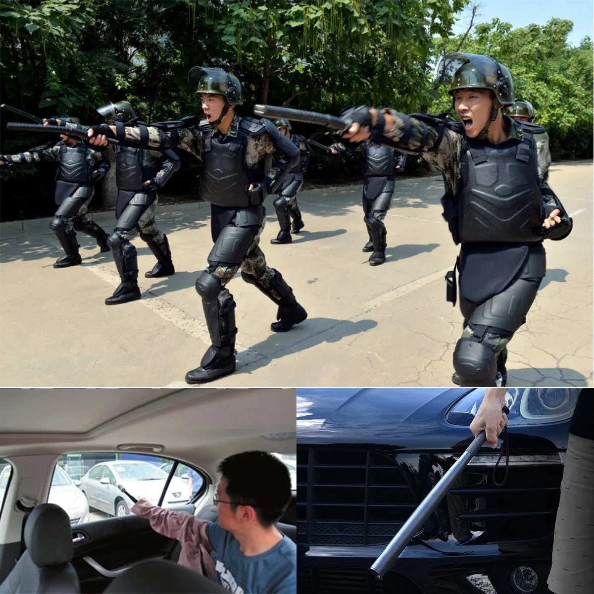 LED Baseball Bat Flashlight Waterproof Aluminium Alloy Super Bright Baton Emergency Protection and Outdoor Lighting Flashlight
