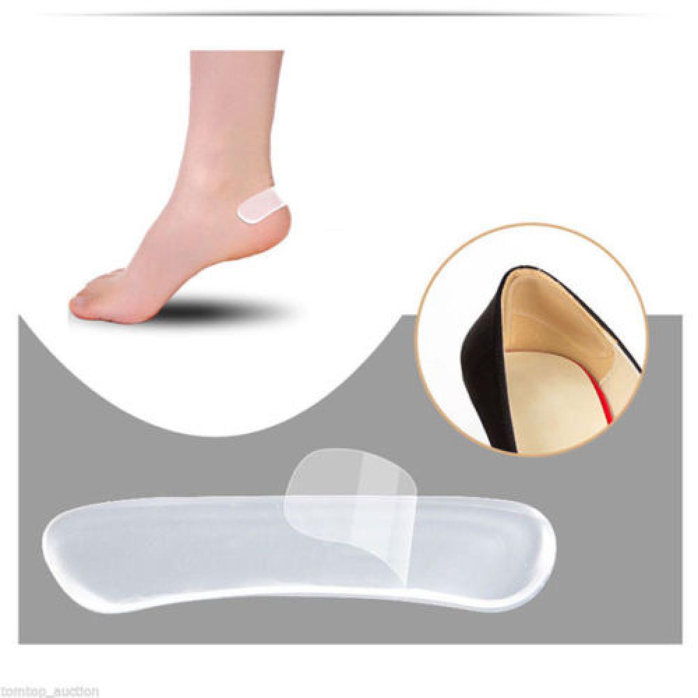 1 paar Siliconen Gel Hiel Kussen protector Voet voetverzorging Schoen Insert Pad shose accessoriesan zachte Binnenzool