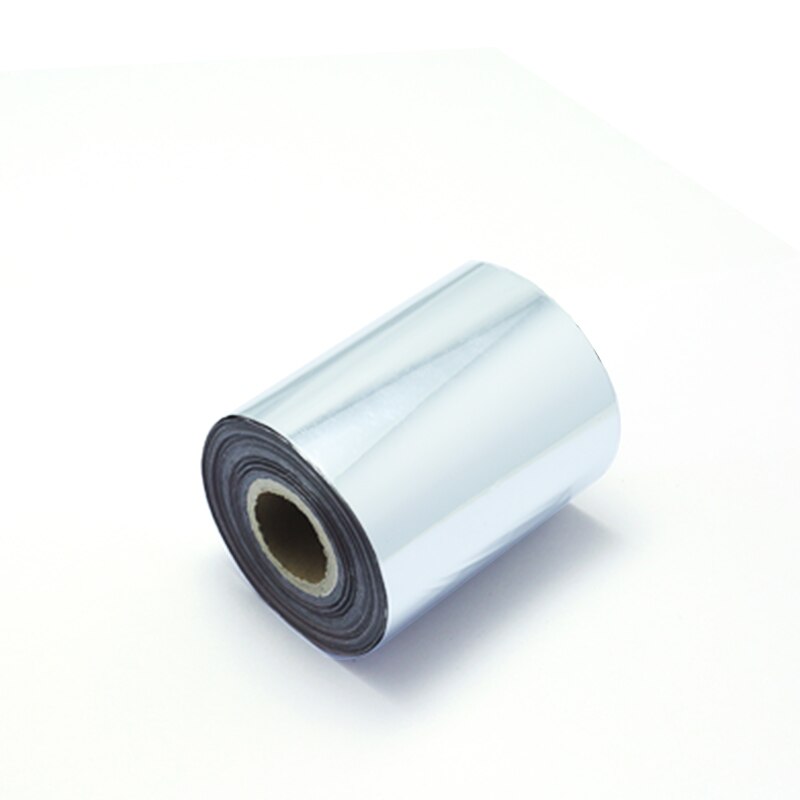 4cm/8cm Gold Blocking Silver Black Foil for Stamping Leather Craft Embosing Logo Bronzing Paper Gilding Quill Pen: Sliver 120 Meter-8cm