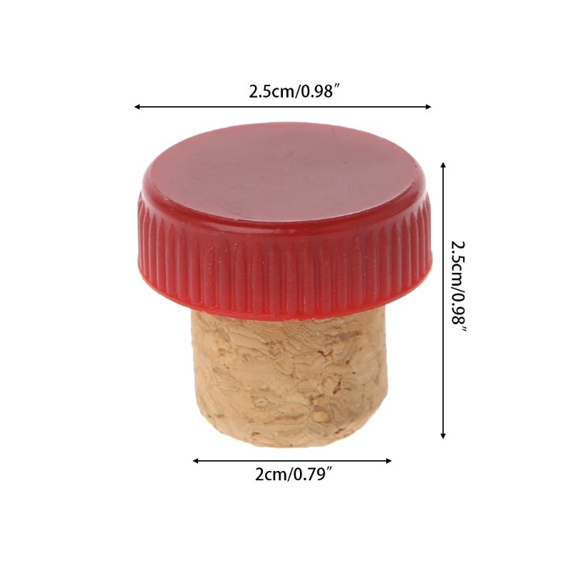 T-form Rot Wein Stopfen Kork Flasche Stecker Küche Bar Werkzeug Abdichtung Korken: Default Title