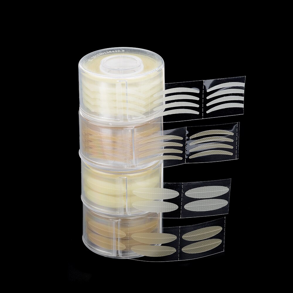 600 Stks/doos Grote Ogen Make Ooglidcorrectie Sticker Onzichtbare Dubbele Ooglid Tape Vouw Zelfklevende Stickers S/L Clear Beige cosmatic Tool
