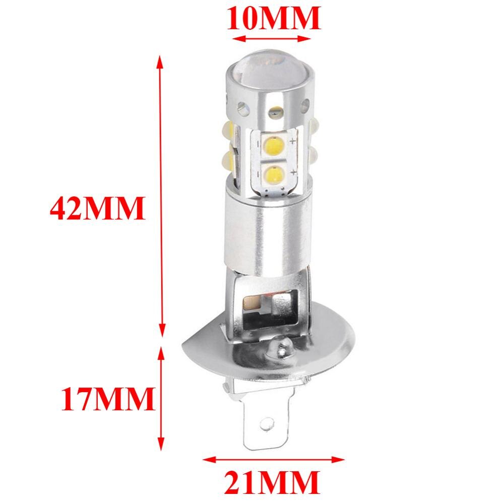 directe 2X 6000K H1 80W haute puissance COB phare LED feux de croisement ampoules antibrouillard