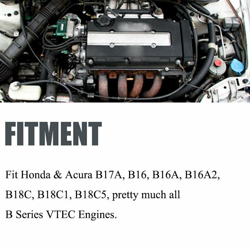 Silver Injector Plug 8 * 6 * 1cm 4Pcs 9.5mm Oil Squirter Set B16A B18C