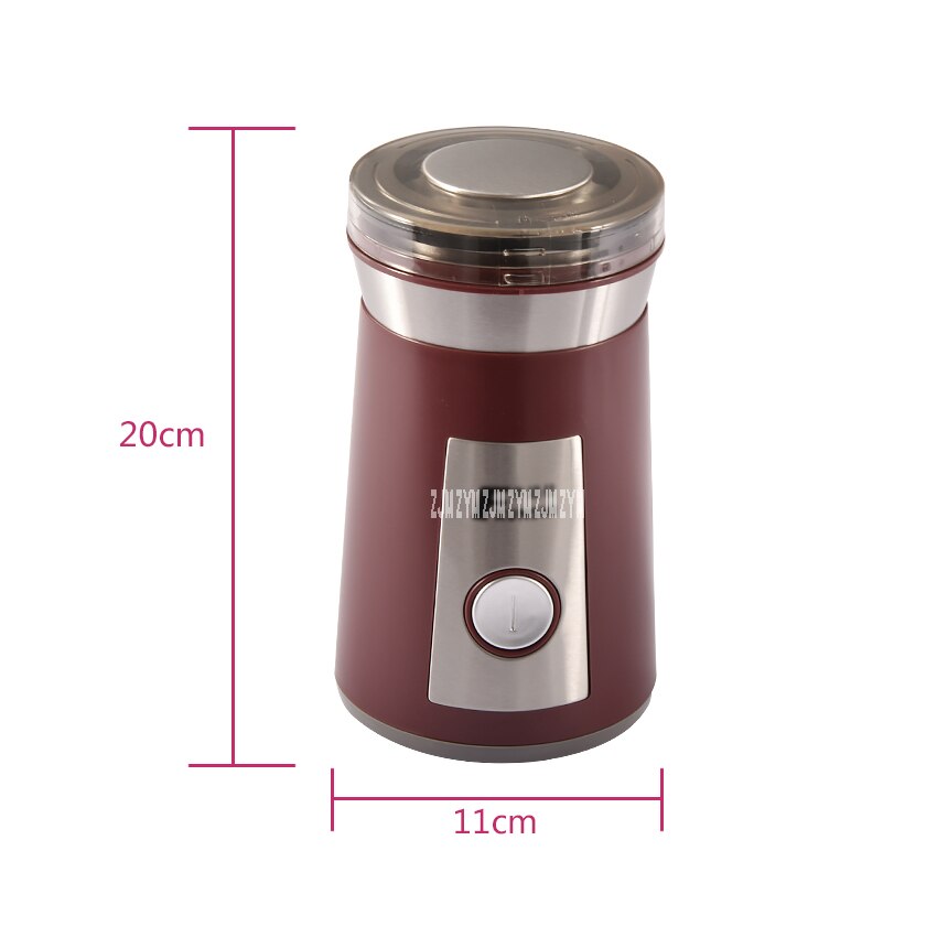 Elektrische Kaffeemühle Mini Heimat Küche Salz Pfeffer Mühle würzen Nüsse Samen Kaffee Bohne Schleifer Maschine MD-8300A 200W Leistungsstarke