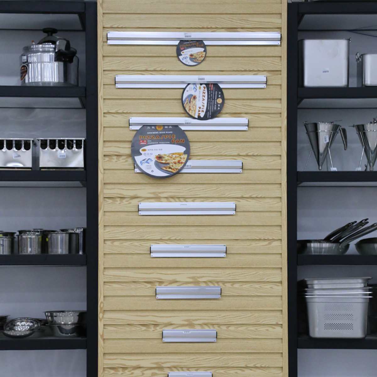 30/40/50/60cm Ticket Tab Bill Receipt Hanging Rack Bar Kitchen Order Document Holder Kitchen Tool Ticket Paper Clip Organizer