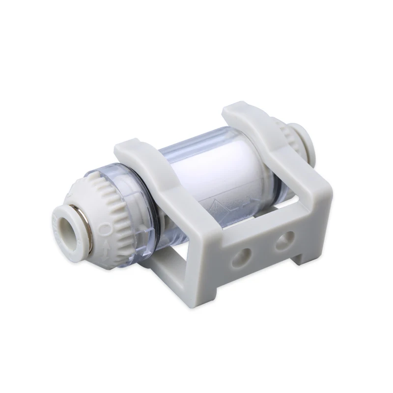 Filtro de vacío neumático de tubería ZFC en línea, elemento de fibra extraíble para ventosa de aire AZFC100 AZFC200 ZFC100-06B ZFC200-08B