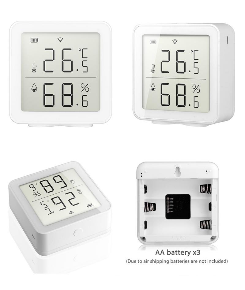 WIFI Temperature And Humidity Sensor Smart Home Indoor Intelligent Linkage Temperature And Humidity Abnormal Sensor for Alexa