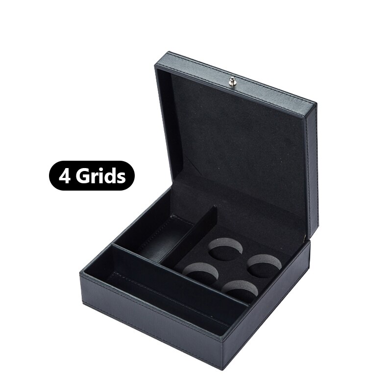 Boîte de rangement pour capsules de café en cuir hiinfusion Dolce gusto NESPRESSO k-cup capsule générale: 4 Grids