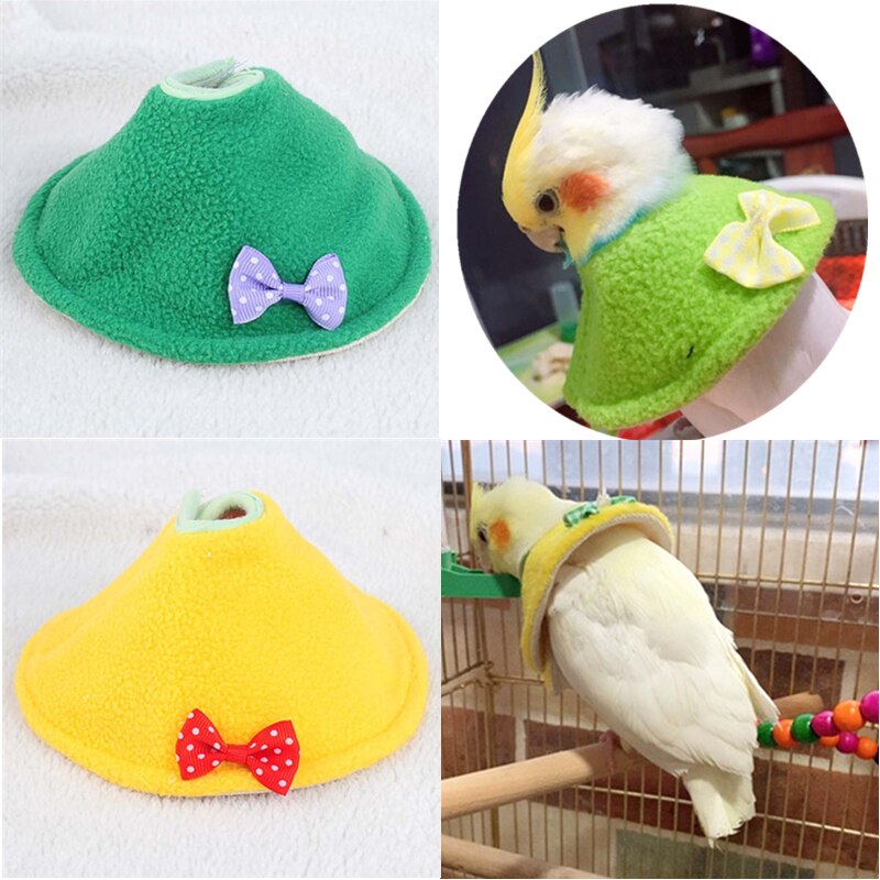 4 Stuks Soft Elizabethaanse Cirkel Voor Vogels Papegaai Bib Mantel Pak Huisdier Vogel Kleding Kleine Dieren Uniform Voor Verjaardagsfeestje cosplay