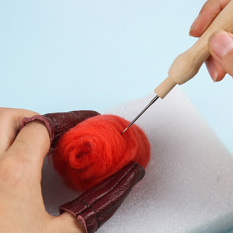 11 PCS Needle Felting Needle Felting Kit Diy Wool Felt Needle Felting Kit Diy with Punch Tool Handle Wool Felt Pocked Needles