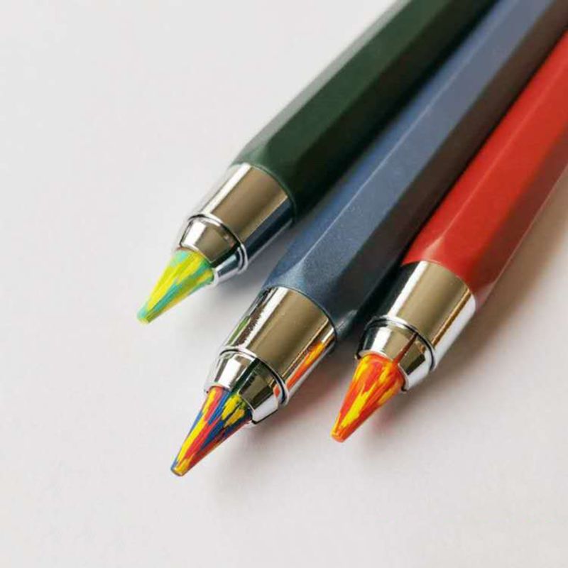 Crayon magique arc-en-ciel, couleur plomb, pour croquis, dessin, fournitures scolaires et de bureau, 4X7E