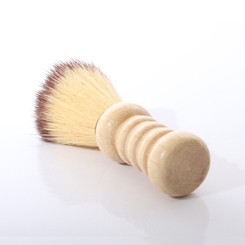 Horse Hair Shave Shaving Razor Brush Wood Handle Mustache Brushes For Men Clearance Beard Tools -5