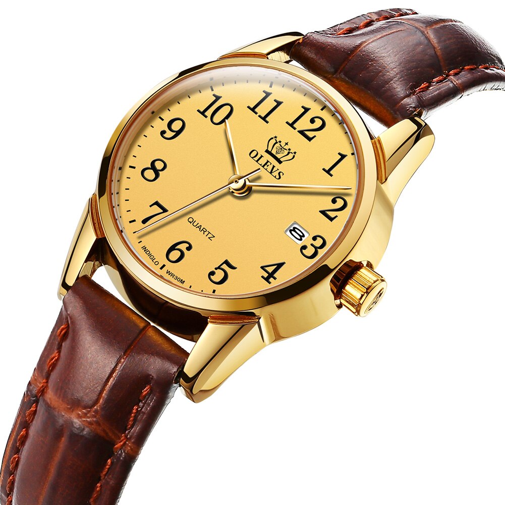 Olevs Men Watches Analog Quartz Watch Casual Water Grandado