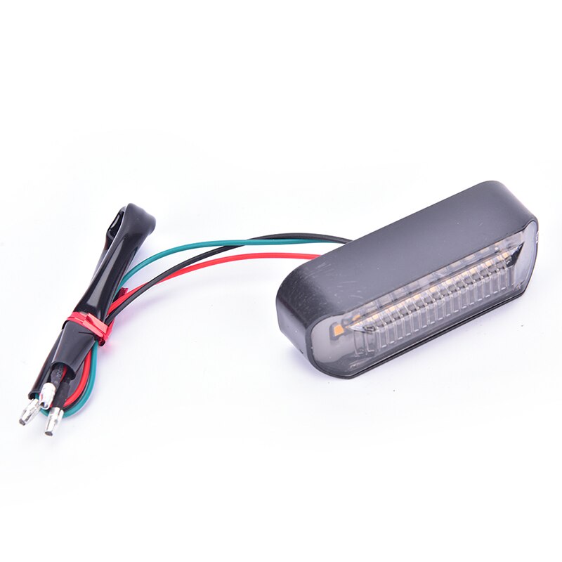 LED Turn Signals Motorcycle Turn Signals Light DRL Flowing Motorcycle Flasher Blinker Stop Tail Lamp Universal M10 Brake Light