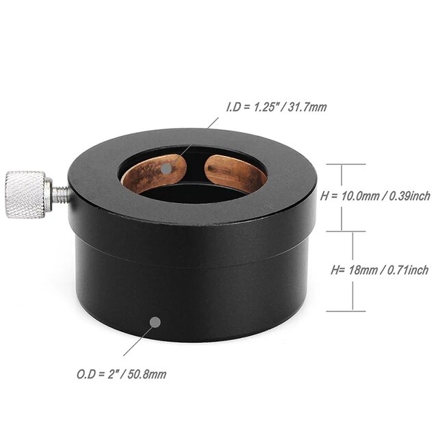 SVBONY Teleskop-Okularadapter 1,25" auf 0,965" / 0,965" auf 1,25" / 2" auf 1,25" / 1,25" auf 2" montieren-Adapter W2811Z