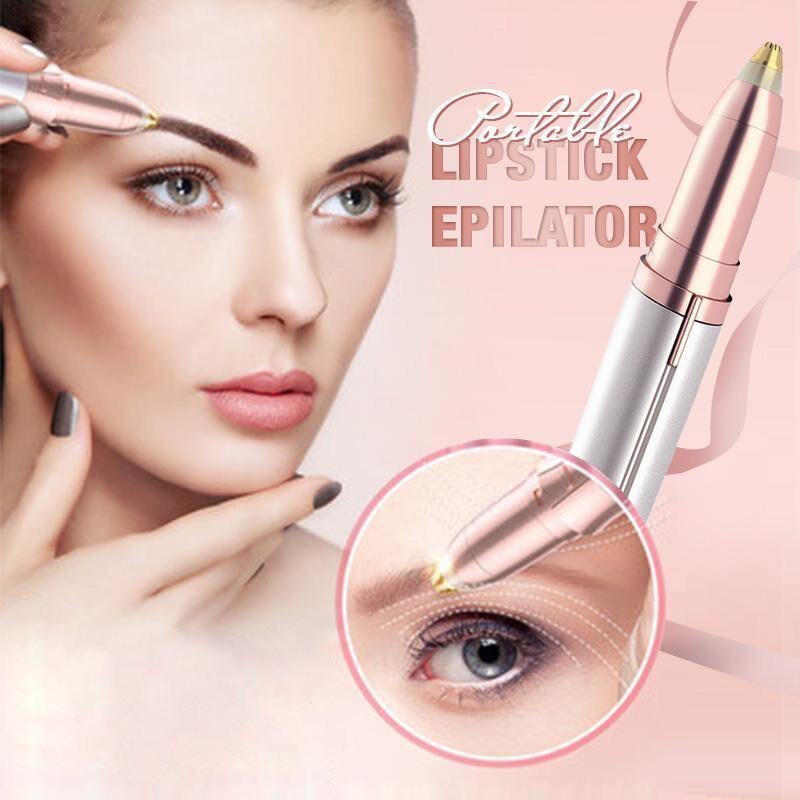 1pc Mini Electric Eyebrow Trimmer Painless Eye Brow Epilator Shaver Razors Portable Facial Hair Remover For Women