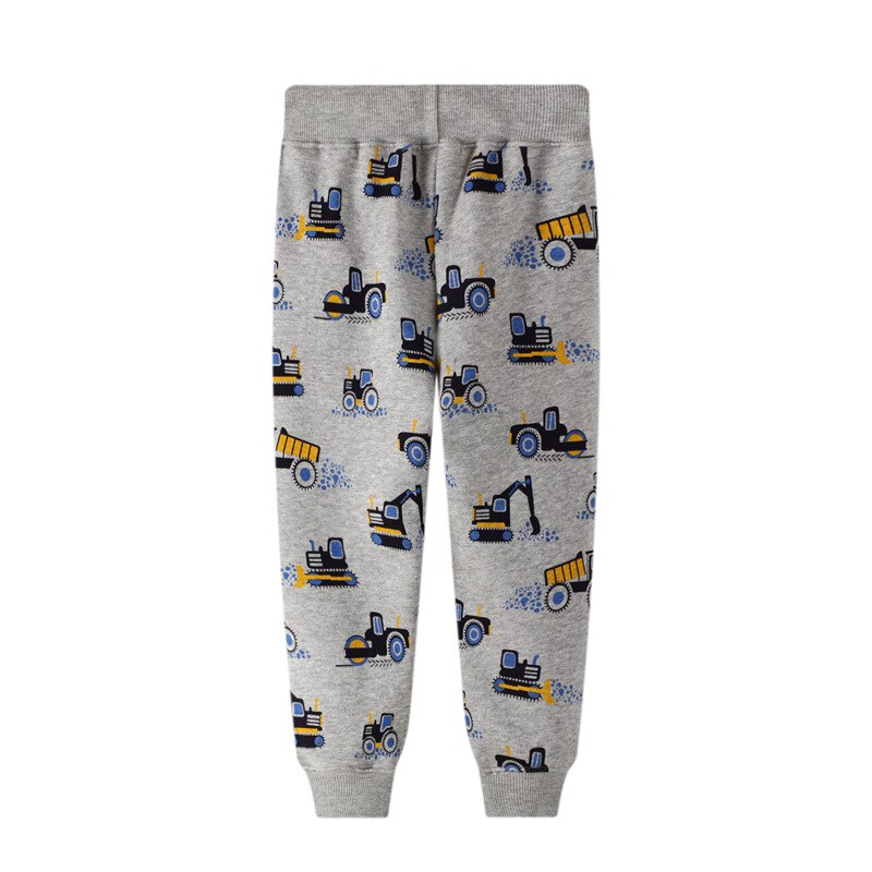 Children Sweatpants Applique Cars Boys Trousers Pants Autumn Spring Baby Long Pants Boys Sport Clothing
