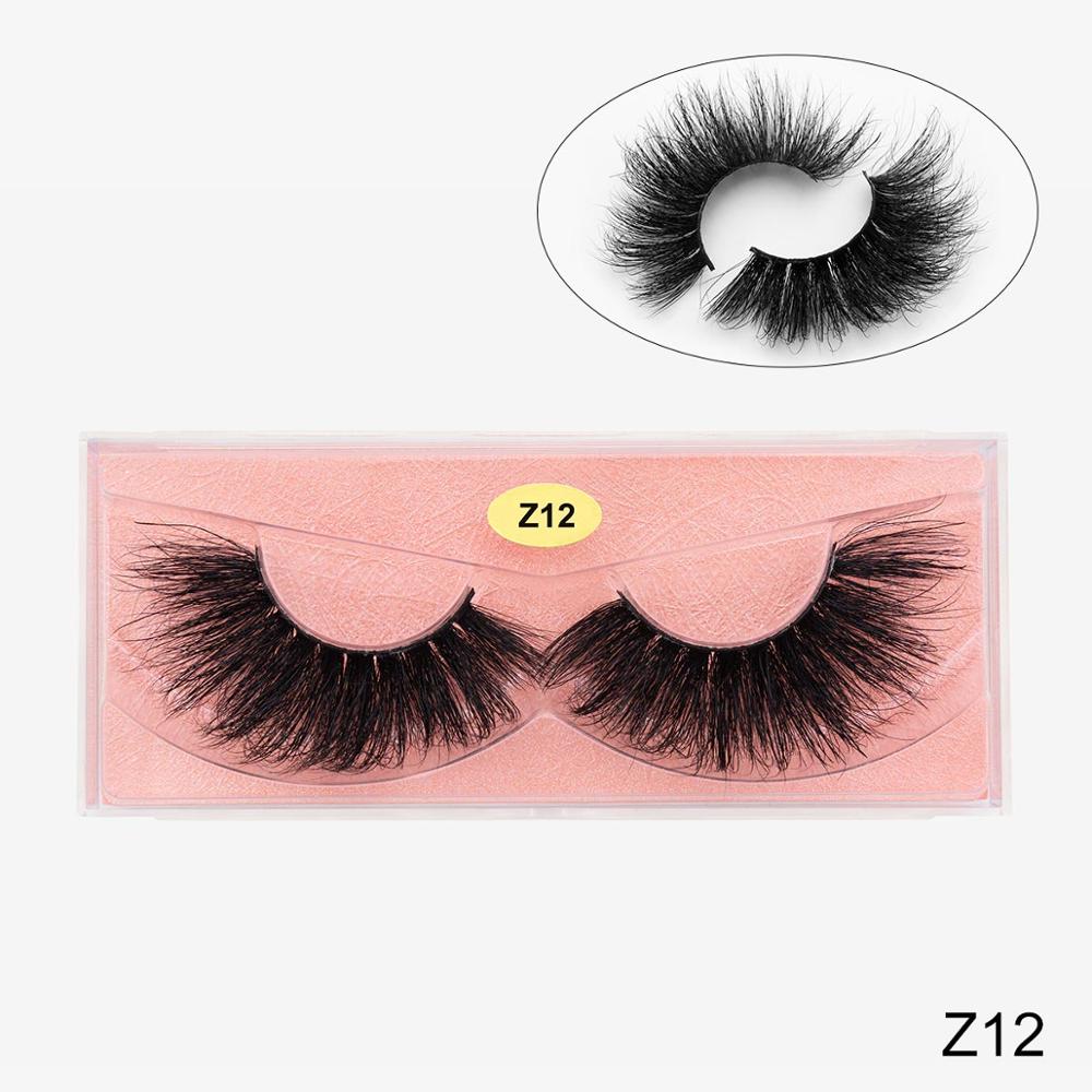Mink lashes 3d mink eyelashes Natural long real mink Cruelty free 100% Handmade Natural eye lashes Mink eyelashes: Z12