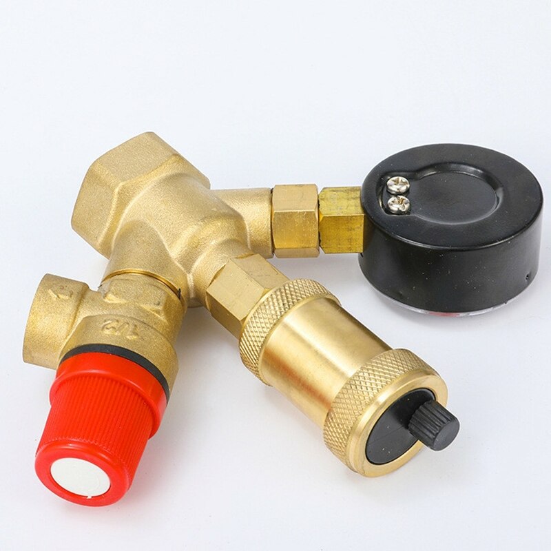 Boiler relief valve brass adjustable angle pressure relief valve pump