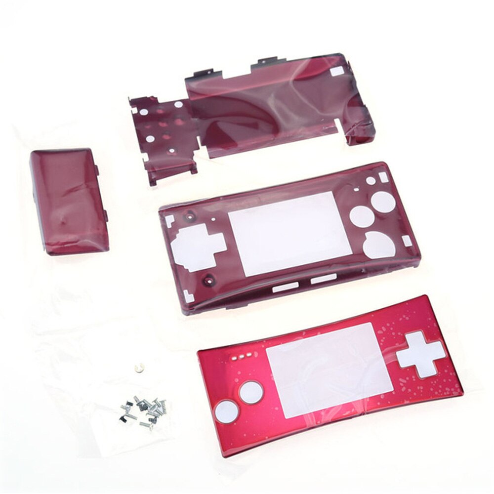 Jcd Metalen Behuizing Shell Case Voor Gameboy Micro Gbm Console Front Back Cover W/ L R Een B D-Pad Volledige Set Knop Schroef Tool