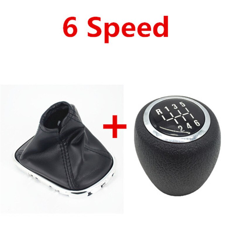 Perilla de cambio de velocidad de 5/6, funda para maletero de pluma Gaiter para Chevrolet Cruze Chevy , piezas de y accesorios para coche: Combo 6 Speed